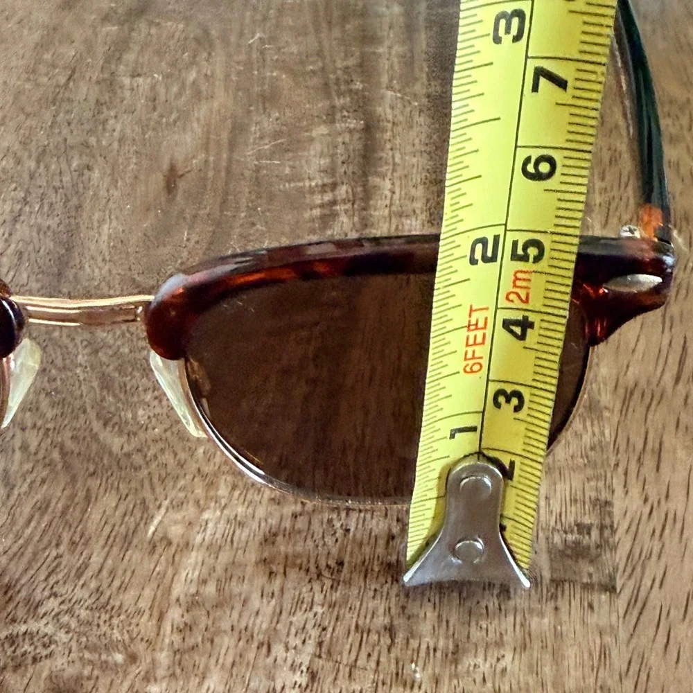 AJ Morgan Soho Sunglasses Unisex Tortoise Clubmaster Brown Lens 51-21-146 Retro